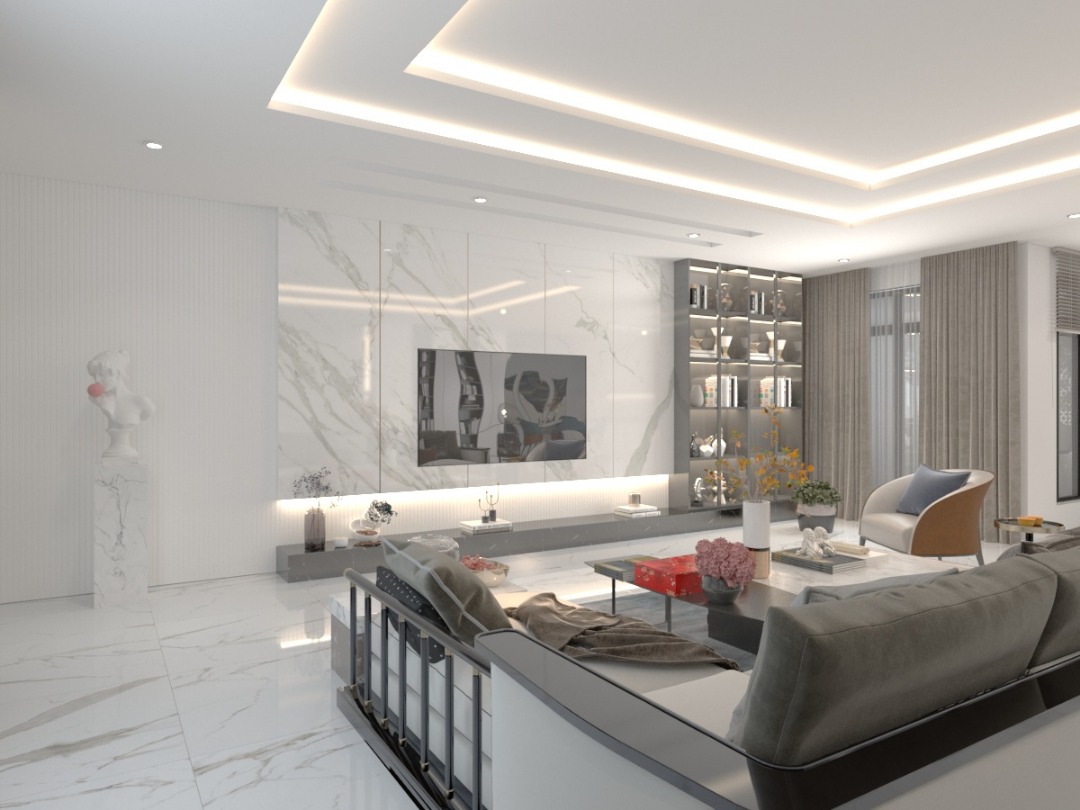 semi-d living room interior design